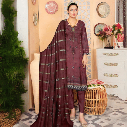 Gullbano – Premium Digital Lawn 3PC Unstitched Suit | Luxe Atelier Vol-155 by Zimal Zoha