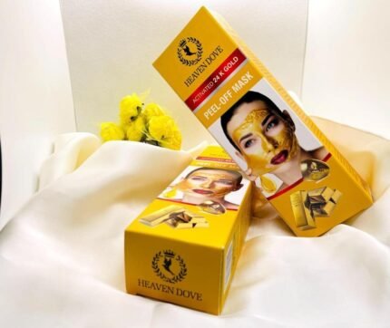 Original Heaven Dove 24K Gold Peel Off Mask – Luxurious Anti-Aging & Deep Cleansing Skincare - 100 ml