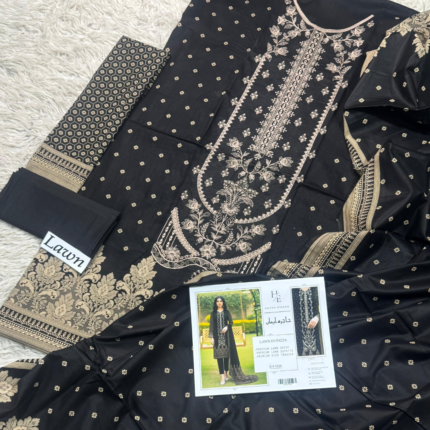 Digital Emb Lawn with Lawn Dupatta