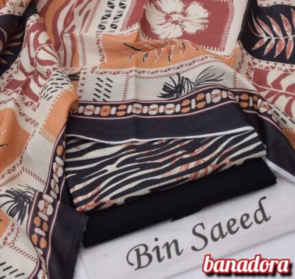 Skin Black - Printed Lawn Banadora